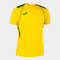 Joma Championship VII Short Sleeve T-shirt (Adult) - Yellow Green
