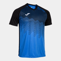 Joma Tiger VI Short Sleeve T-shirt (Adult) - Royal Blue Black