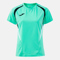 Joma Championship Short Sleeve T-shirt (Adult) - Light Green Black