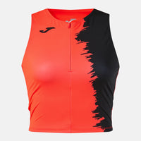Joma City III Top (Adult) - Fluorescent Coral Black