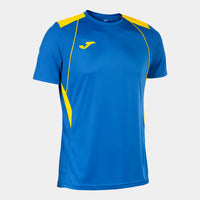 Joma Championship VII Short Sleeve T-shirt (Junior) - Royal Blue Yellow