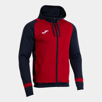 Joma Phoenix III Zip-up Hoodie (Junior) - Dark Navy Red