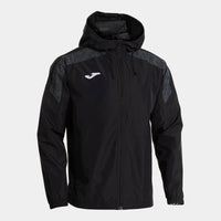Joma Champions VIII Raincoat (Junior) - Dark Gray Black