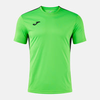 Joma Winner IV Short Sleeve T-shirt (Junior) - Fluorescent Green Black