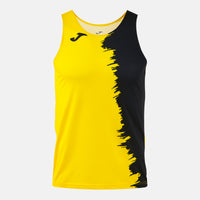 Joma City III Tank Top (Adult) - Yellow Black