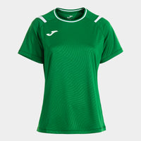 Joma Dinamo II Short Sleeve T-shirt - Green White