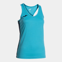 Joma Olimpiada Tank Top (Junior) - Fluorescent Turquoise Dark Navy