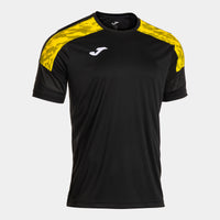Joma Championship VIII Short Sleeve T-shirt (Junior) - Black Yellow