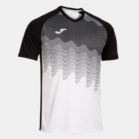 Joma Tiger VI Short Sleeve T-shirt (Adult) - White Black