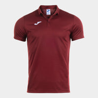 Joma Hobby Polo Shirt S/s (Adult) - Burgundy