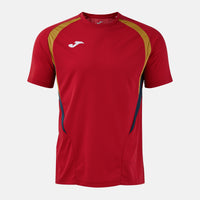 Joma T-championship Short Sleeve T-shirt (Junior) - Dark Navy Red