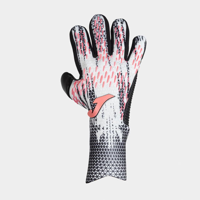 Joma Area Goalkeeper Gloves (Junior) - Black Fluorescent Coral