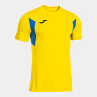 Joma Winner III Short Sleeve T-shirt (Adult) - Royal Blue Yellow