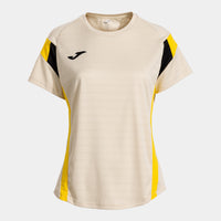 Joma Montreal Short Sleeve T-shirt - Beige Yellow