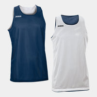 Joma Reversible T-shirt Aro Sleeveless (Junior) - Navy Blue White