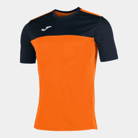 Joma Winner Short Sleeve T-shirt (Junior) - Orange Black
