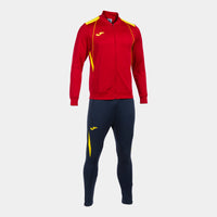 Joma Championship VII Tracksuit (Adult) - Red Yellow