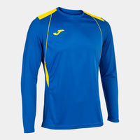 Joma Championship VII Long Sleeve T-shirt (Junior) - Royal Blue Yellow