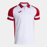 Joma Phoenix III Short Sleeve Polo (Adult) - White Red