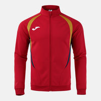 Joma Championship Full Zip Sweatshirt (Adult) - Dark Navy Red