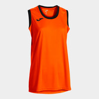 Joma Final Basket III Sleeveless Shirt (Junior) - Orange Black