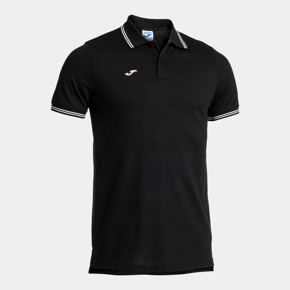 Joma Confort Classic Short Sleeve Polo (Junior) - Black Pink
