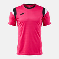 Joma Terra Short Sleeve T-shirt (Adult) - Fuchsia Black