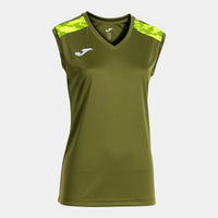 Joma Championship VIII Sleeveless Shirt (Junior) - Fluorescent Yellow Green
