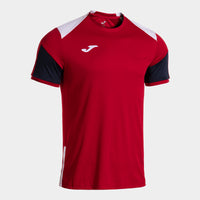 Joma Danubio Short Sleeve T-shirt (Adult) - Red White