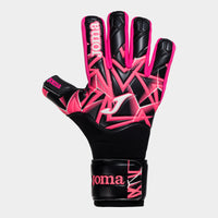 Joma Brave Goalkeeper Gloves (Junior) - Fluorescent Pink Black