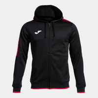 Joma Olimpiada Zip-up Hoodie (Junior) - Black Red