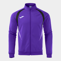 Joma Championship Full Zip Sweatshirt (Junior) - Violet Black