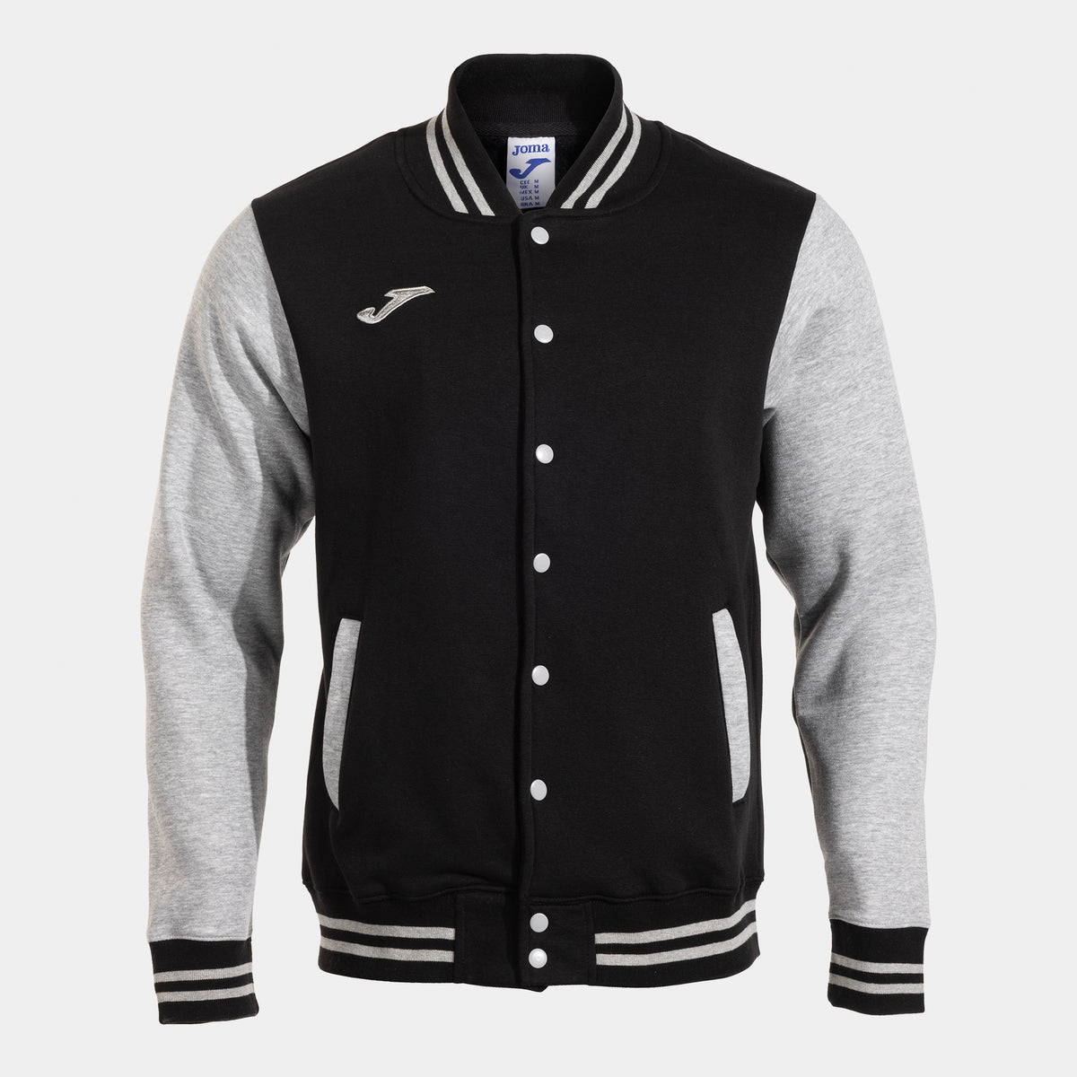 Joma Combi Full Zip Sweatshirt (Junior) - Black Gray