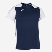 Joma Record II Short Sleeve T-shirt (Junior) - Navy Blue White