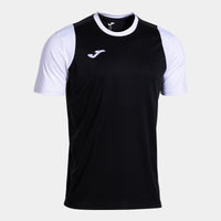 Joma Final Basket II Short Sleeve T-shirt (Adult) - Black White