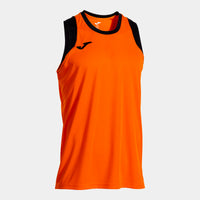 Joma Final Basket II Sleeveless Shirt (Junior) - Orange Black