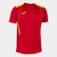 Joma Championship VII Short Sleeve T-shirt (Adult) - Red Yellow