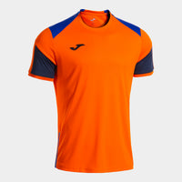Joma Danubio Short Sleeve T-shirt (Junior) - Orange Black