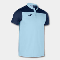 Joma Combi Polo Shirt S/s (Junior) - Navy Blue Sky Blue