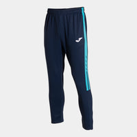 Joma Olimpiada Long Pants (Junior) - Fluorescent Turquoise Navy Blue