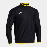 Joma Victory II Full Zip Sweatshirt (Adult) - Black Yellow