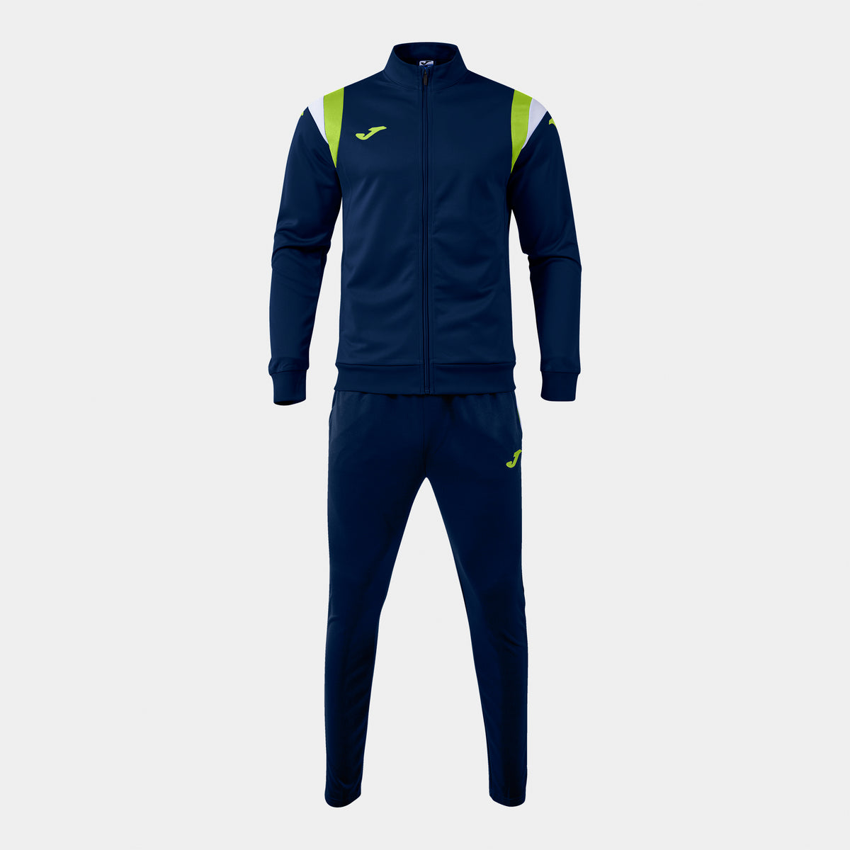 Joma Terra Tracksuit (Adult) - Dark Navy Lime