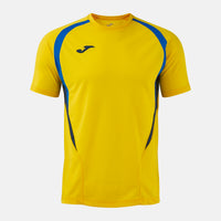 Joma T-championship Short Sleeve T-shirt (Junior) - Royal Blue Yellow