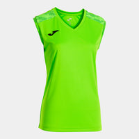 Joma Championship VIII Sleeveless Shirt (Junior) - Fluorescent Green