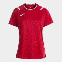 Joma Dinamo II Short Sleeve T-shirt - Red White