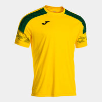 Joma Championship VIII Short Sleeve T-shirt (Adult) - Yellow Green