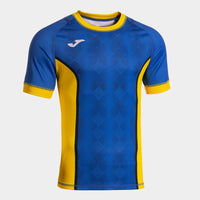 Joma Myskin III Short Sleeve T-shirt (Adult) - Royal Blue Yellow
