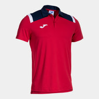 Joma Toledo Short Sleeve Polo (Junior) - Navy Blue Red