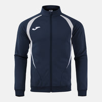 Joma Championship Full Zip Sweatshirt (Junior) - Navy Blue Gray