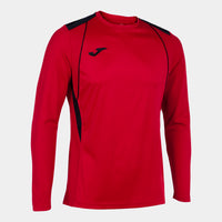 Joma Championship VII Long Sleeve T-shirt (Junior) - Red Black